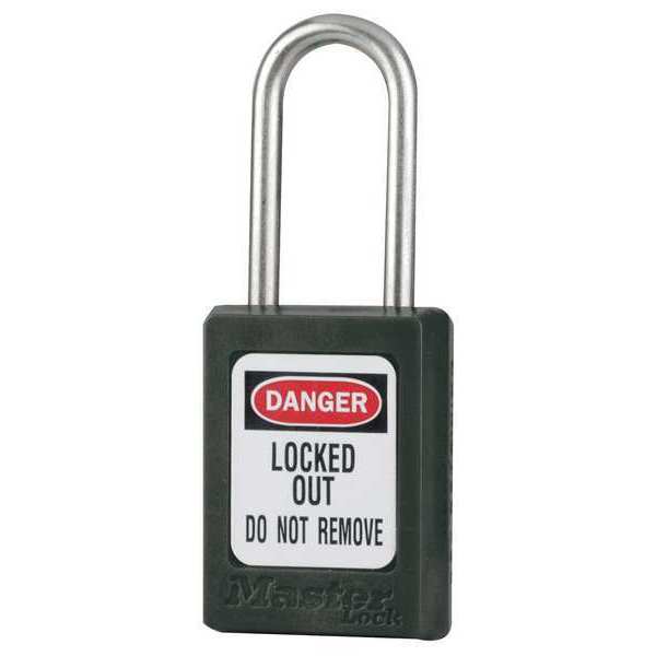 Lockout Padlock, KD, Black, 1-7/8