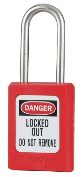 Lockout Padlock, KA, Red, 1-7/8