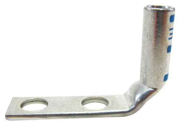 Two Hole Lug Compression Connector, 6 AWG