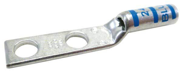 Two Hole Lug Compression Connector, 6 AWG