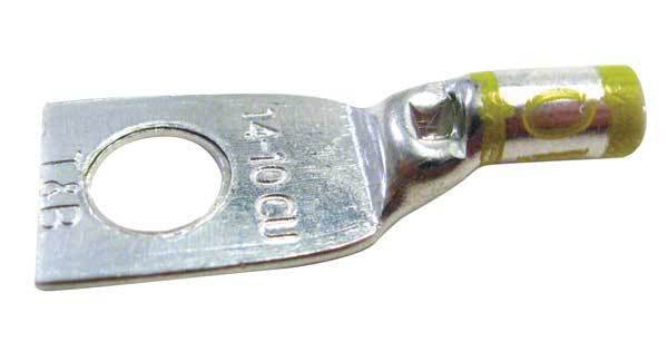 One Hole Lug Compressn Connector, 10 AWG