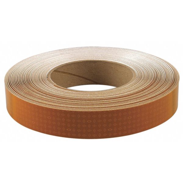 Reflective Tape, W 1 In, SB Yellow