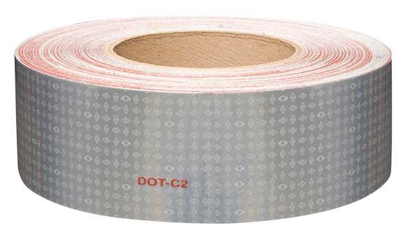 Reflective Tape, W 2 In, White