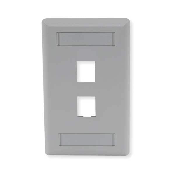 Faceplate, 2 Port