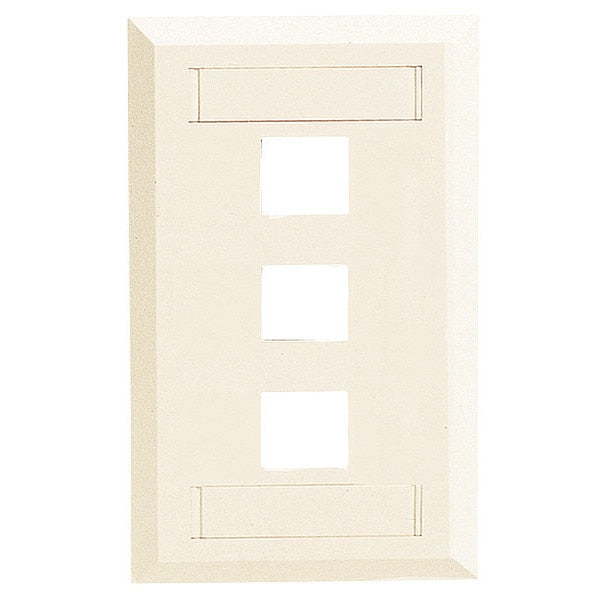Wall Plate, 3 Port