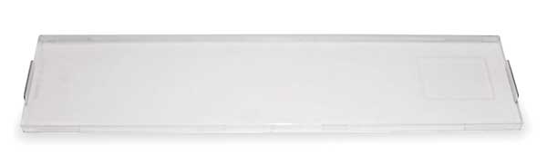 Clear Block Cover, 2.30 in W, 9.90 in L