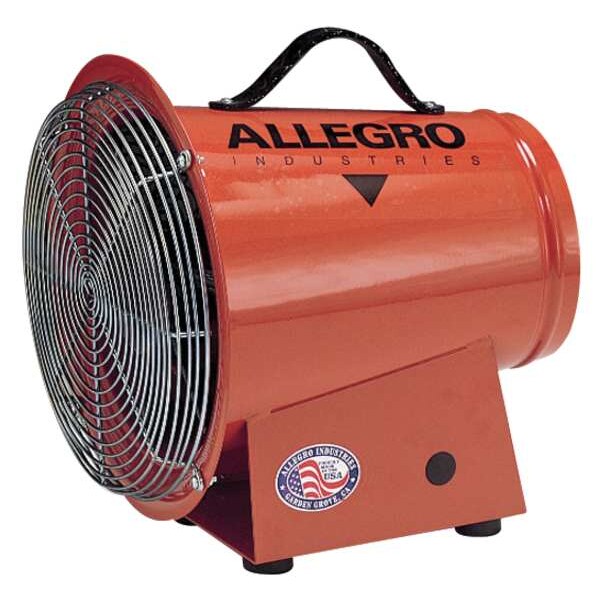 Confined Space Fan, Axial, 1/3 HP