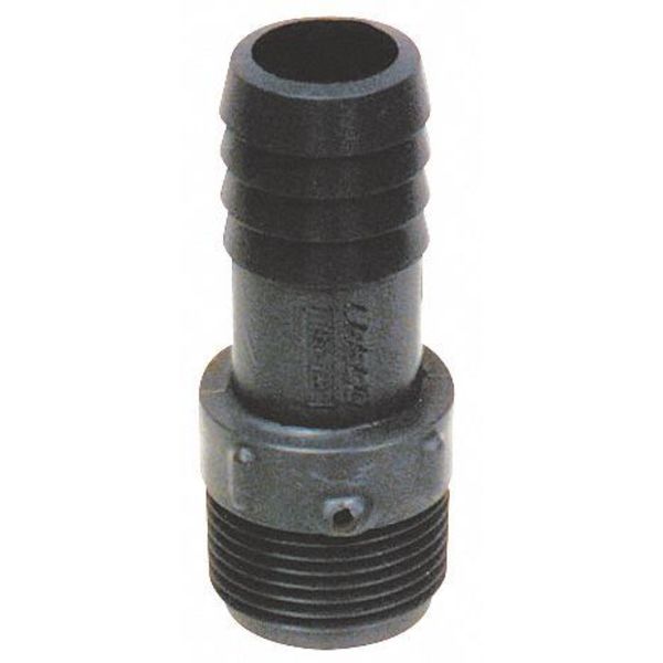 PVC Adapter, Insert x MNPT, 1-1/4 in Pipe Size