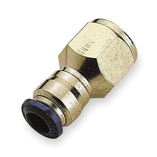 Female Pipe, 1/8 In, Tube/MNPT, Brass, PK10