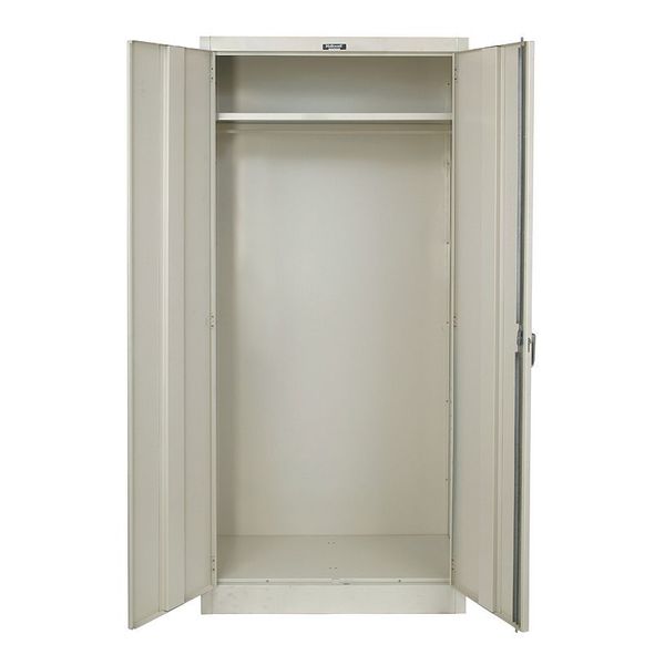 20 ga. ga. Steel Storage Cabinet, 36 in W, 78 in H, Stationary
