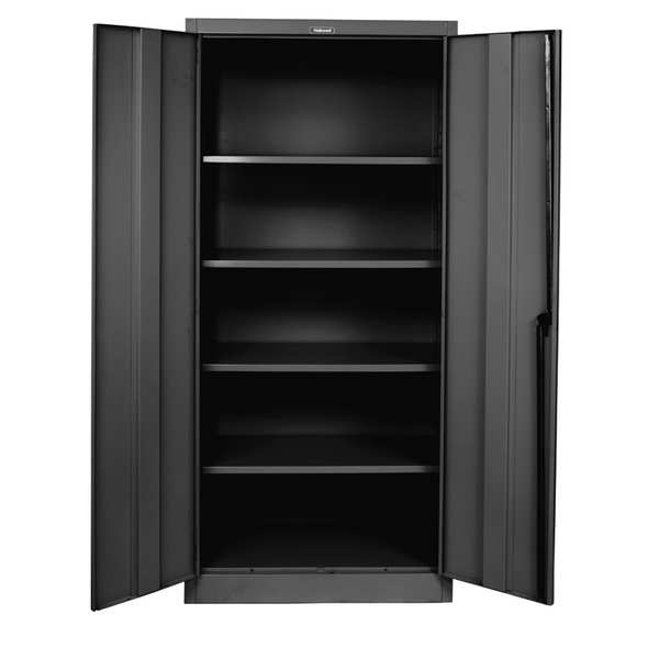 20 ga. ga. Steel Storage Cabinet, 36 in W, 78 in H, Stationary
