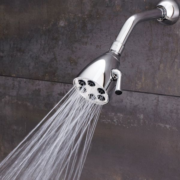 wall, Shower Head, Polished Chrome, Wall