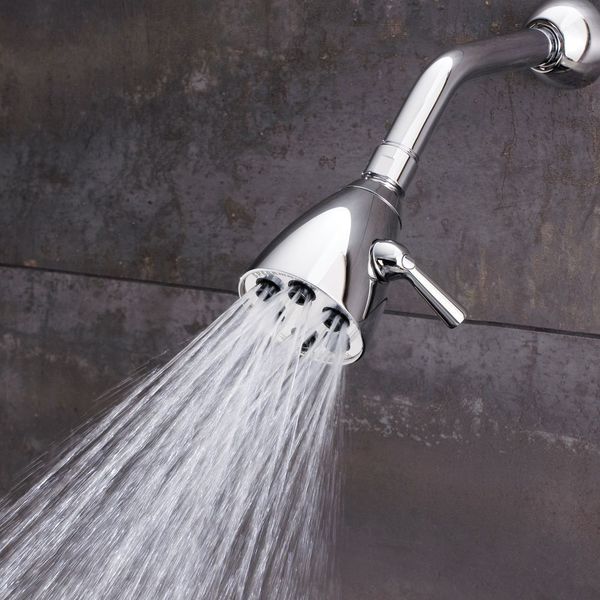 wall, Shower Head, Polished Chrome, Wall