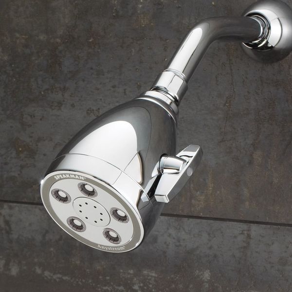 wall, Shower Head, Polished Chrome, Wall