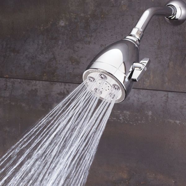 wall, Shower Head, Polished Chrome, Wall