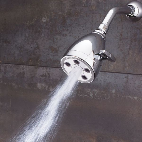 wall, Shower Head, Polished Chrome, Wall