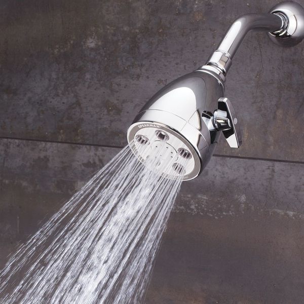 wall, Shower Head, Polished Chrome, Wall
