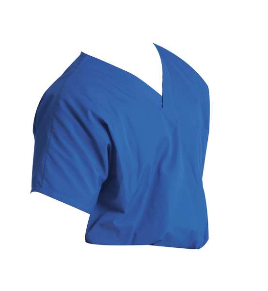 Scrub Shirt, XL, Blue, Unisex