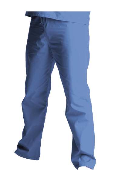 Scrub Pants, L, Ceil Blue, 4.25 oz.