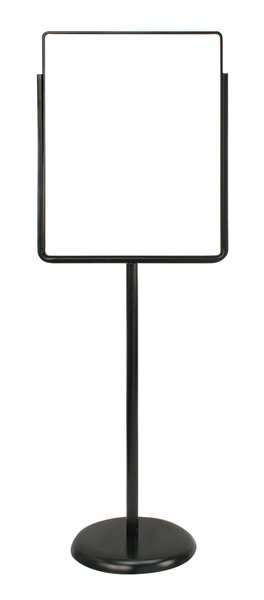 Sign Holder, Pedestal, 22x28, Metal, Black
