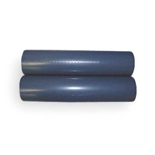 PVC Pipe, 2 in Nominal Pipe Size, Gray, 10 ft Overall Length, Unthreaded, Schedule 80