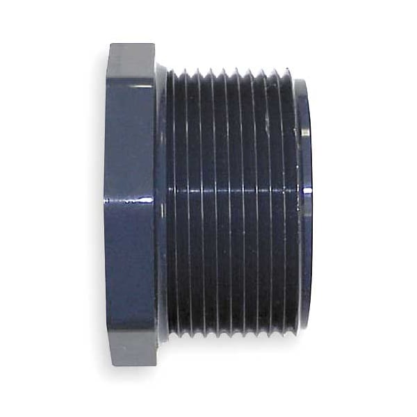 PVC Reducing Bushing, MNPT x FNPT, 1 in x 3/4 in Pipe Size