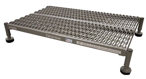 Work Platform, Adjustable Height, Steel 6 to 9 In H