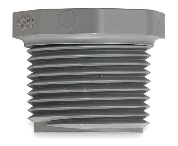 CPVC Hex Head Plug, Schedule 80, 1/2