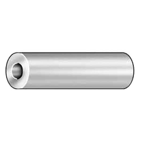 Round Spacer, #10 Screw Size, Plain Aluminum, 5/16 in Overall Lg, 0.192 in Inside Dia