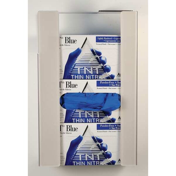 Universal Glove Dispenser, PETG, Wht, 3 Box