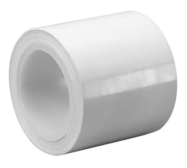 Film Tape, Polyethylene, White, 2 In x 5 Yd