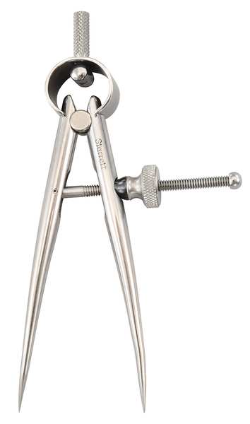 Spring Divider, 4 In, Steel, Solid Nut