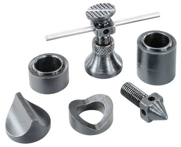 Jack Screw Set, 1-1/2 to 2-1/4 In, 6 Pcs