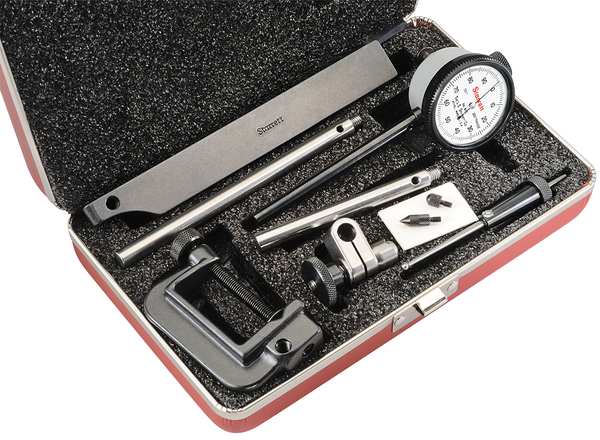 Dial Indicator, 0 to 0.200 In, 0-100