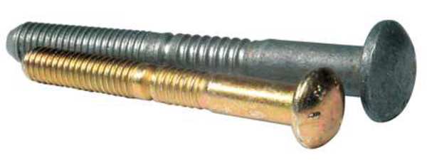 Blind Rivet, Structural Brazier Head, 1/4 in Dia., 1.958 in L, Steel Body, 10 PK