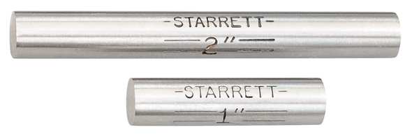 End Measuring Rod Set, 1/4 In Dia, 2 Pcs