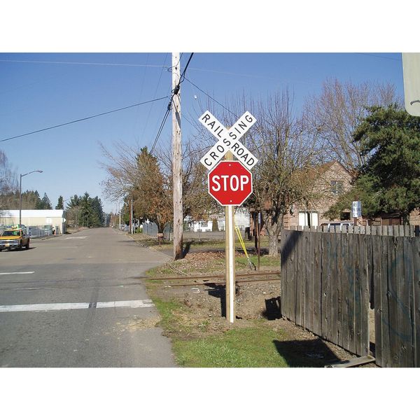 Sign Post Rflctor, Plstc, 72 In. L, 3 In. W