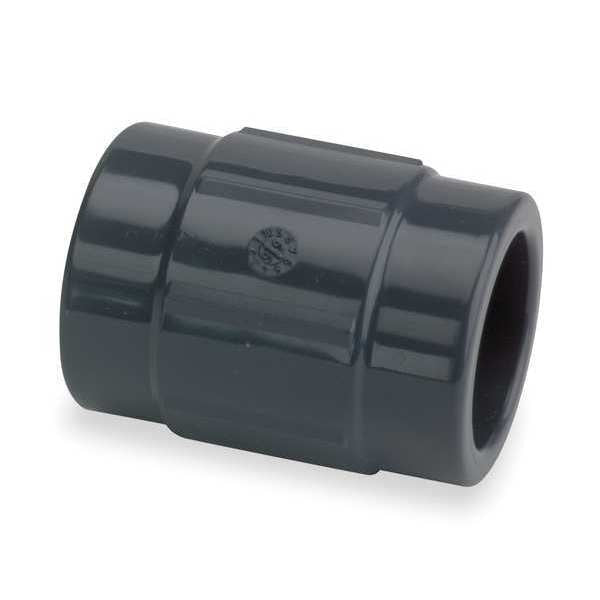 PVC Reducing Coupling, Socket x Socket, 2 in x 1/2 in Pipe Size