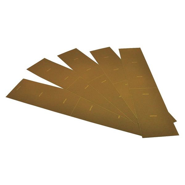 Reflective Tape, Yellow, 18 in. L, 4 in. W