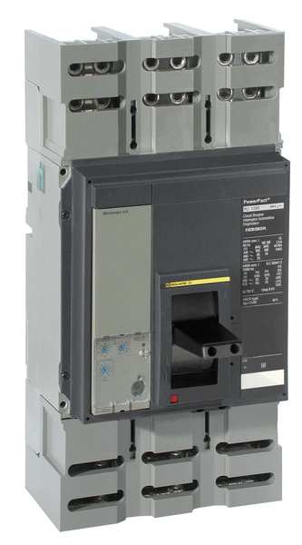 Molded Case Circuit Breaker, 1,200 A, 600V AC, 3 Pole, Lug In/Lug Out Mounting Style, PG Series