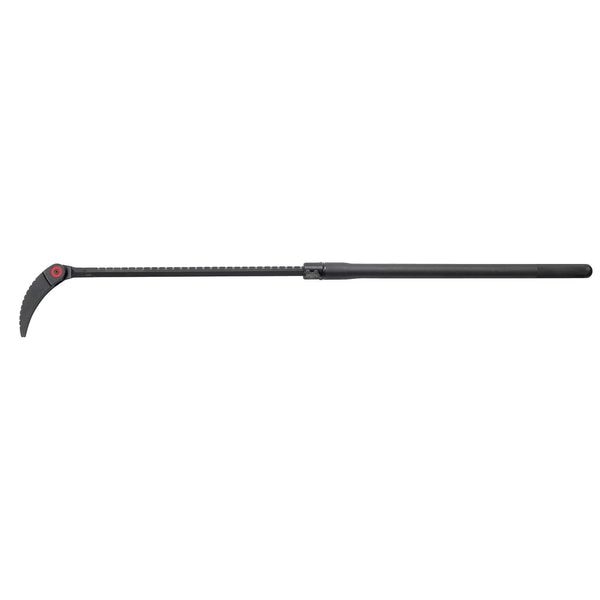 Extendable Indexable Pry Bar, Wedge End, 48 in Overall Length, 7/8 in Bar Width, 6 in End Width