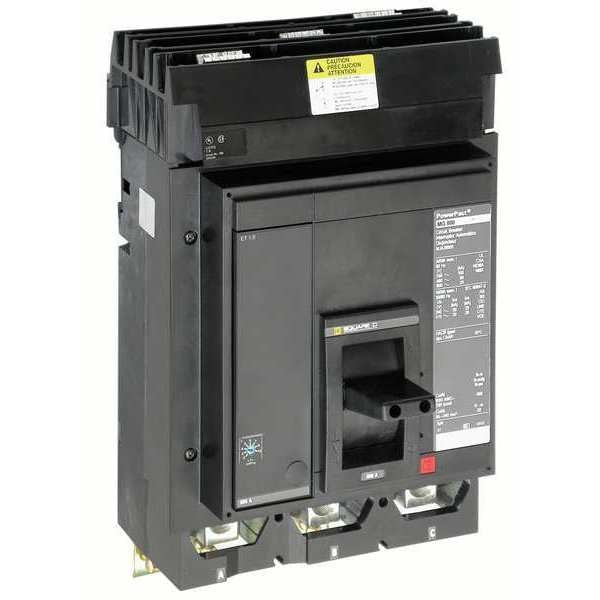 Molded Case Circuit Breaker, 450 A, 600V AC, 3 Pole, Panel Mount Mounting Style, MJ Series