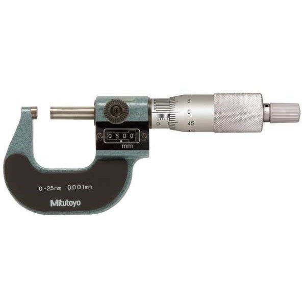 Digital Micrometer, Outside, 0 to 25mm