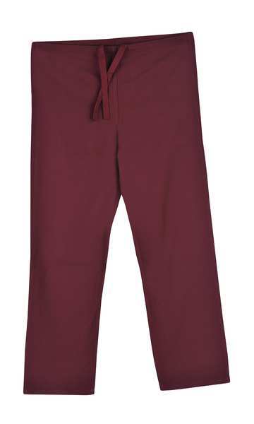 Scrub Pants, S, Wine, Unisex
