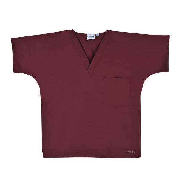 Scrub Shirt, XS, Wine, Unisex