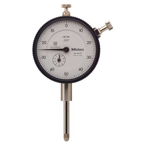 Dial Indicator, 0 to 1 In, 0-50-0