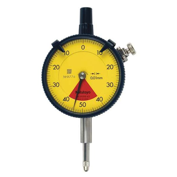 Dial Indicator, 0 to 0.8mm, 40-0-40