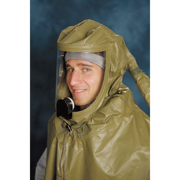 Hood, Universal, Olive, Butyl Coated Nylon