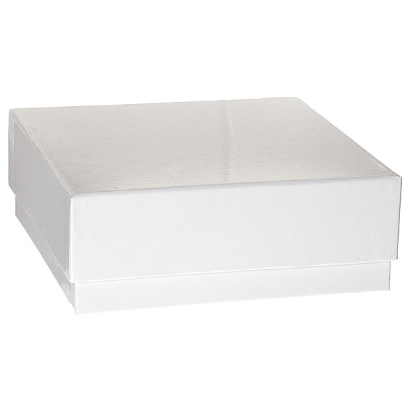 Box, Cardboard, 75mm, White, PK12