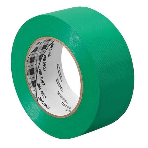 Duct Tape, 1 x 50 yd, 6.5 mil, Green, Vinyl